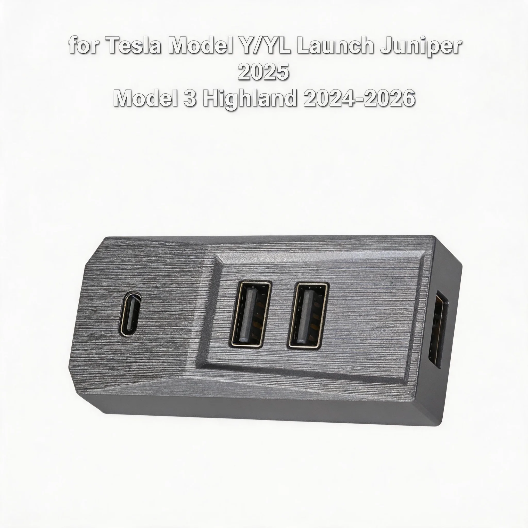 Plug and Play 4 Port Glovebox USB Hub For Tesla Model YL Y Juniper Launch Model 3 Highland Type-C Splitter Docking Station
Plug and Play 4 Port Glovebox USB Hub For Tesla Model YL Y Juniper Launch Model 3 Highland Type-C Splitter Docking Station