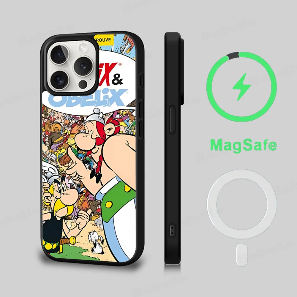 A- Asterix O-Obelix Phone Case Magesafe Magnetic Wireless Charge Case For IPhone 16 11 12 13 14 15 Pro Max Plus Mini
A- Asterix O-Obelix Phone Case Magesafe Magnetic Wireless Charge Case For IPhone 16 11 12 13 14 15 Pro Max Plus Mini