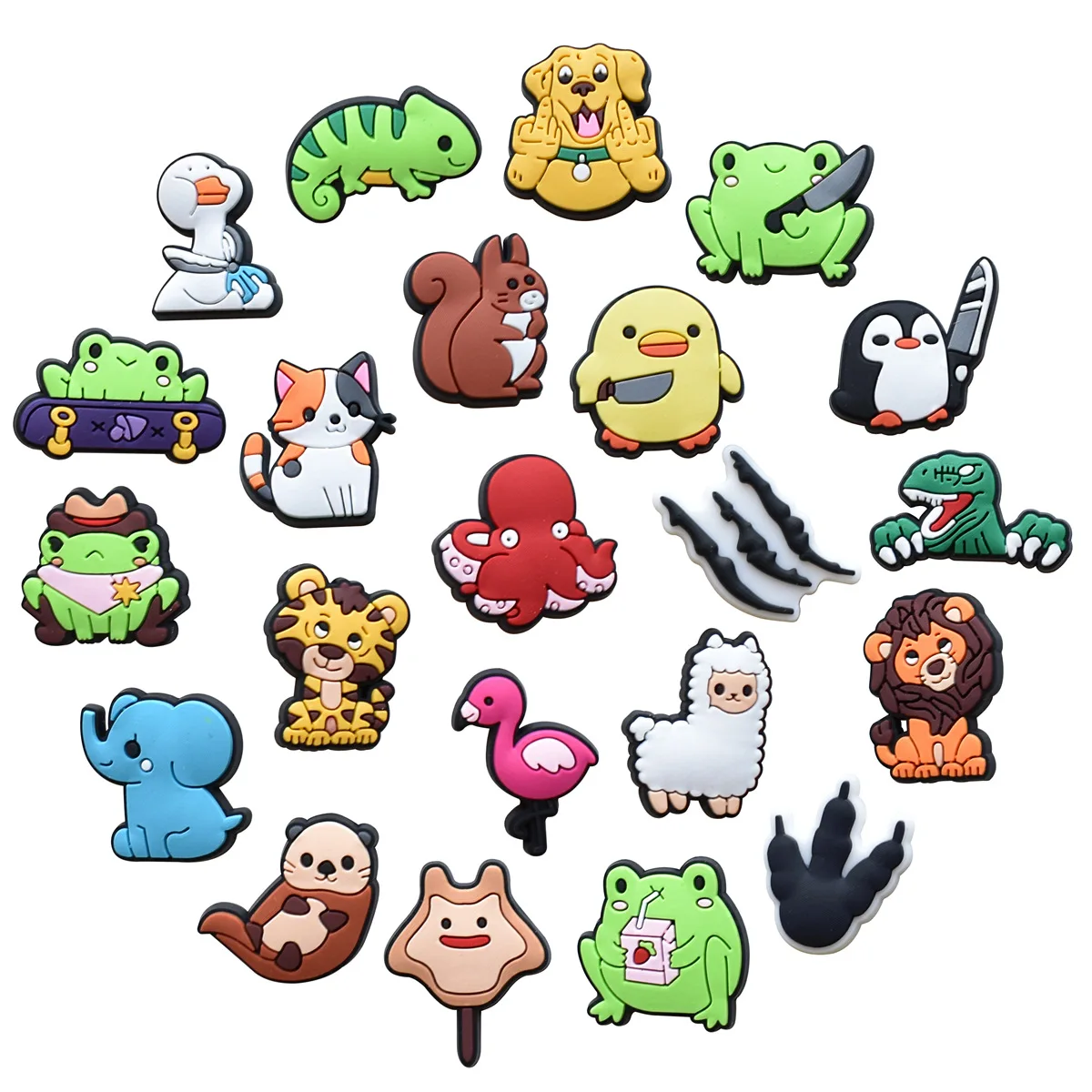 New 1Pcs Cartnoon Animals Shoes Charms for Crocs DIY Badge Clogs Kids Pins Decoration Jeans Shoe Accessories X-mas Wholesale
New 1Pcs Cartnoon Animals Shoes Charms for Crocs DIY Badge Clogs Kids Pins Decoration Jeans Shoe Accessories X-mas Wholesale