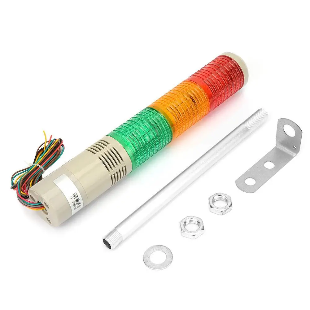 220VAC LED Warning Light Machine Indicator Caution Constant On Bright Alert Signal Lamp 
220VAC LED Warning Light Machine Indicator Caution Constant On Bright Alert Signal Lamp