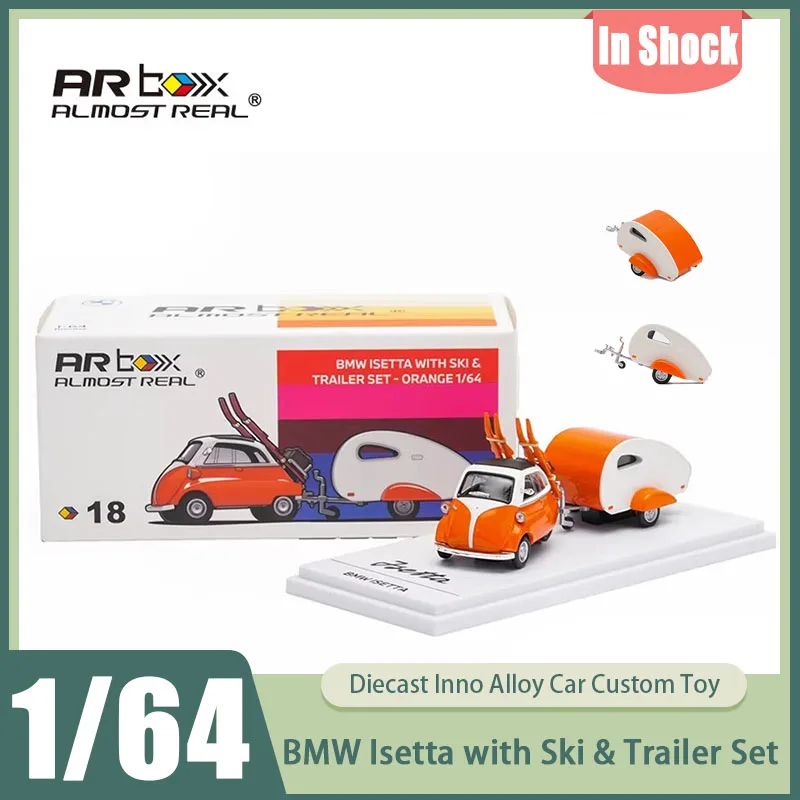 New In Stock Almost Real (Ar Box) 1:64 Bmw Isetta With Ski & Caravan Trailer Set Diecast Model Classic Microcar Collectible Toys
New In Stock Almost Real (Ar Box) 1:64 Bmw Isetta With Ski & Caravan Trailer Set Diecast Model Classic Microcar Collectible Toys