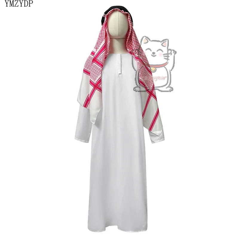 New Middle East Arabic style costume set Halloween role-playing costume men's and women's robes Dubai tycoon UAE costume handmad
New Middle East Arabic style costume set Halloween role-playing costume men's and women's robes Dubai tycoon UAE costume handmad
