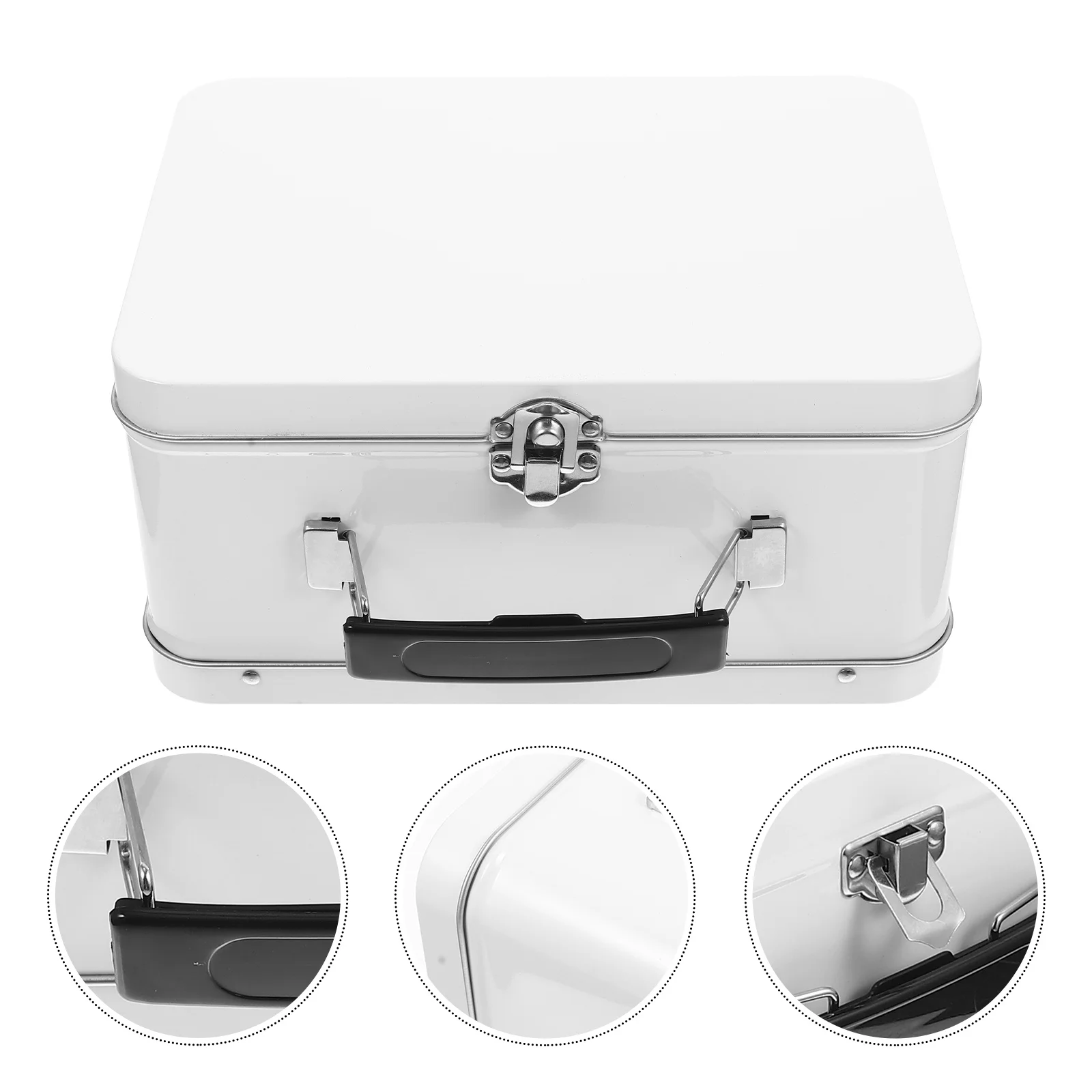 1pcs Metal Locking Tinplate Storage Box Vintage Style Lockable Container For Jewelry Coins Cosmetics Desktop Organizer Sundry
1pcs Metal Locking Tinplate Storage Box Vintage Style Lockable Container For Jewelry Coins Cosmetics Desktop Organizer Sundry