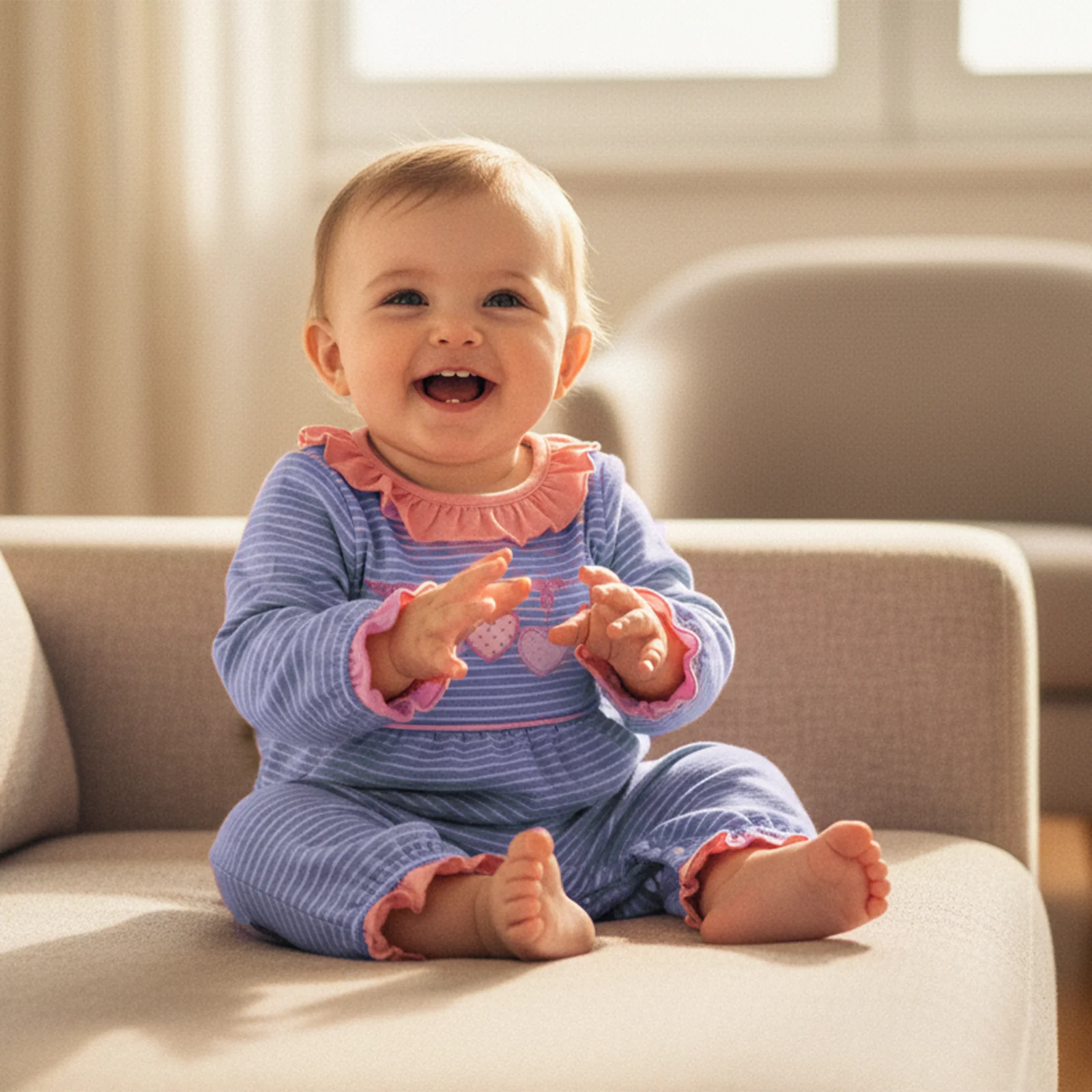 Blotona Newborn Baby Girls Valentine's Day Romper Cute Heart Bow Embroidery Striped Long Bubble Sleeve Ruffle Jumpsuit
Blotona Newborn Baby Girls Valentine's Day Romper Cute Heart Bow Embroidery Striped Long Bubble Sleeve Ruffle Jumpsuit