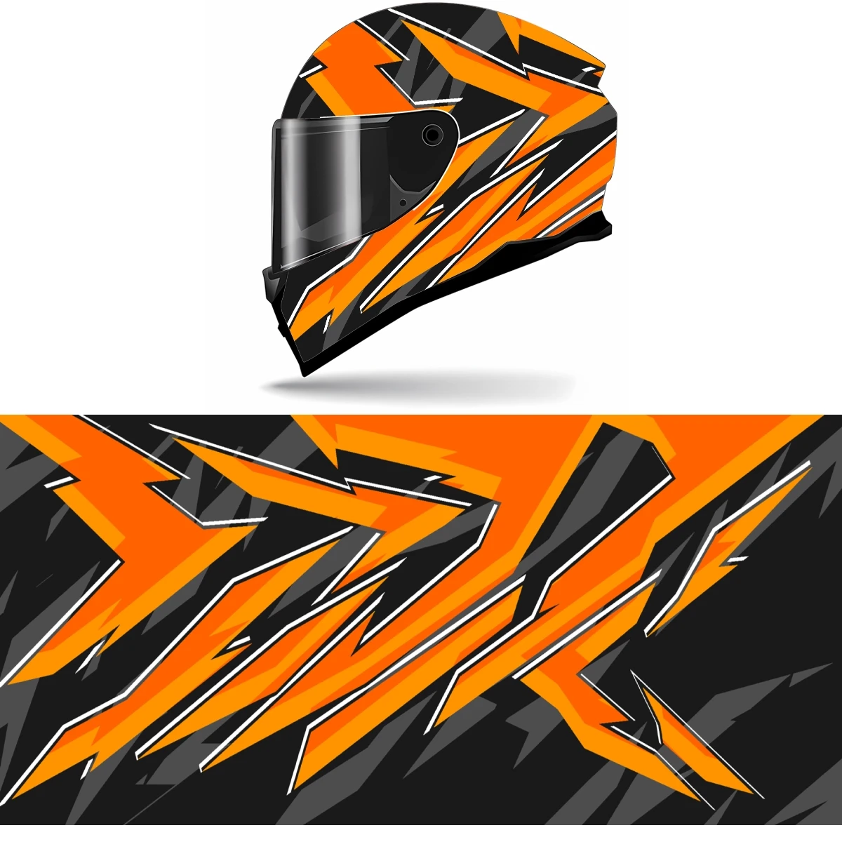 Irregular orange stripes pattern Motorcycle Helmet Stickers Self Adhesive Racing Custom Helmet Decal Wrap Vinyl Decal Stickers 
Irregular orange stripes pattern Motorcycle Helmet Stickers Self Adhesive Racing Custom Helmet Decal Wrap Vinyl Decal Stickers