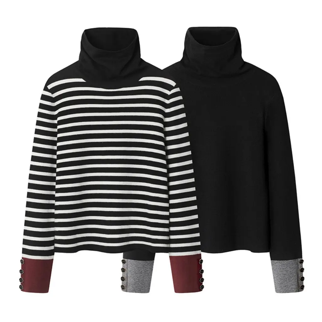 Korean Style Women's Turtleneck Sweater Slim Fit Pullover 00AA-10511 Autumn Winter New Arrivals Fashionable Wholesale
Korean Style Women's Turtleneck Sweater Slim Fit Pullover 00AA-10511 Autumn Winter New Arrivals Fashionable Wholesale