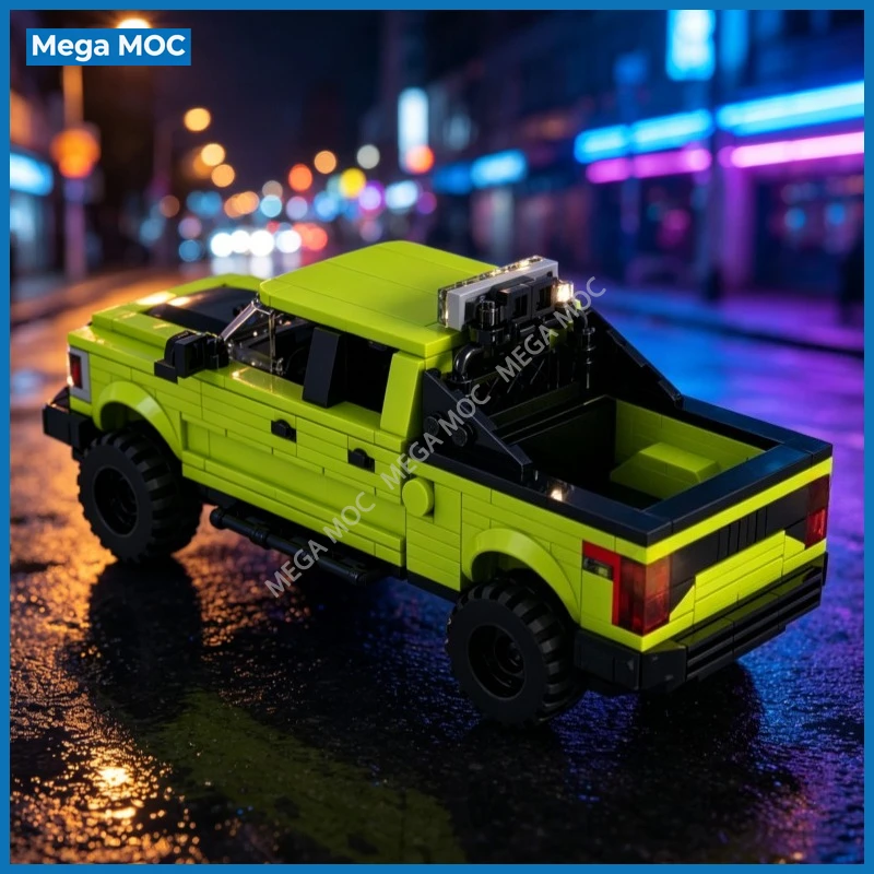 8 Wide Modified Off-Road Pickup Raptor MOC Building Blocks Widebody Truck Desktop Collectible Model Gift Set
8 Wide Modified Off-Road Pickup Raptor MOC Building Blocks Widebody Truck Desktop Collectible Model Gift Set