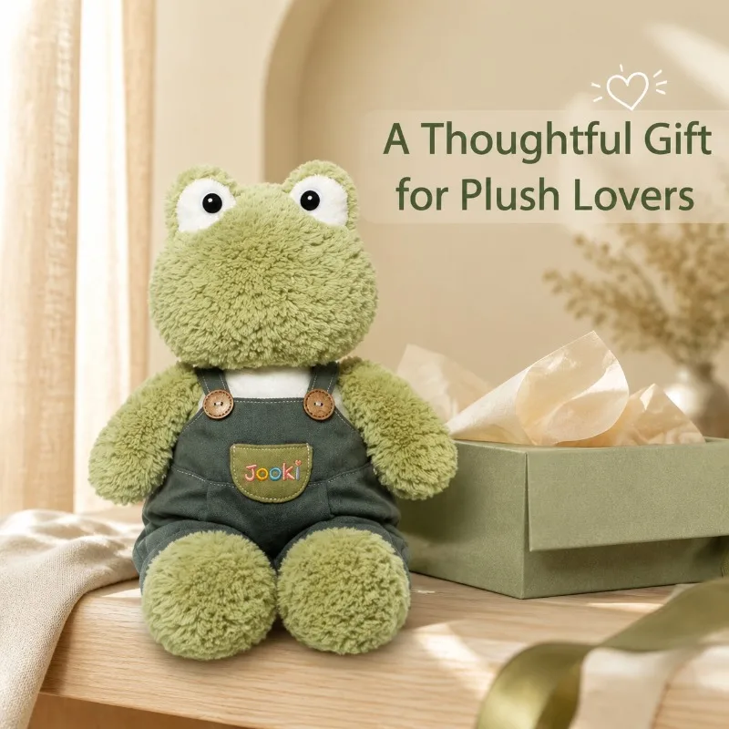 Cute Frog Plush Toy with Overalls Soft Stuffed Animal Doll Comfort Companion for Kids Bedtime Gift Home Decor
Cute Frog Plush Toy with Overalls Soft Stuffed Animal Doll Comfort Companion for Kids Bedtime Gift Home Decor