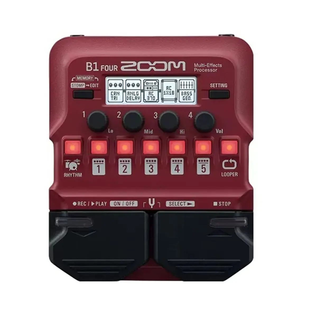 Zoom B1 Four Guitar Multi Effect Processors, Guitar Single Effect Device, Preamplifier, Guitar Effect Pedal
Zoom B1 Four Guitar Multi Effect Processors, Guitar Single Effect Device, Preamplifier, Guitar Effect Pedal