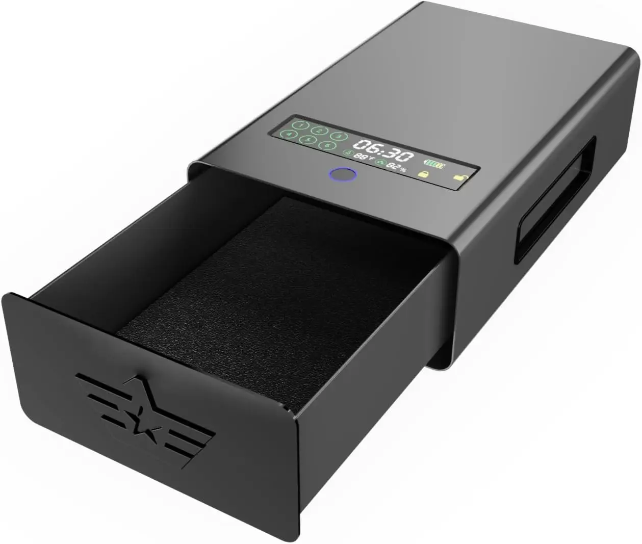 Сейф для пистолета kasablank, биометрический сейф для пистолета с отпечатками пальцев, ключом и цифровым паролем 3, умный сейф для пистолета для домашних кроватей
Сейф для пистолета kasablank, биометрический сейф для пистолета с отпечатками пальцев, ключом и цифровым паролем 3, умный сейф для пистолета для домашних кроватей