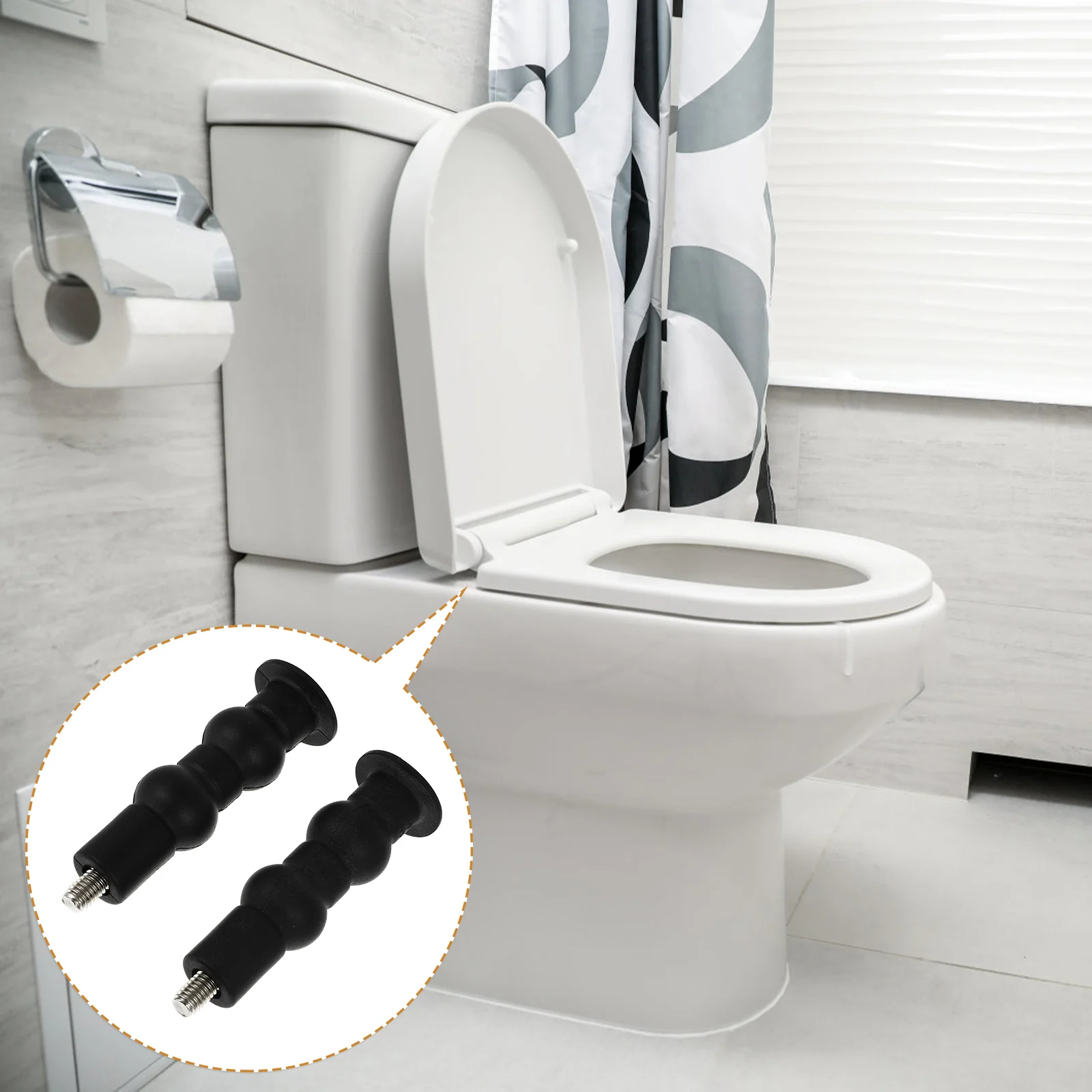 2 Pcs Toilet Seat Mounting Bolts Stainless Steel PP Material Expanding Rubber Plate Fixing Screws Hinge Cover Wooden Metal
2 Pcs Toilet Seat Mounting Bolts Stainless Steel PP Material Expanding Rubber Plate Fixing Screws Hinge Cover Wooden Metal