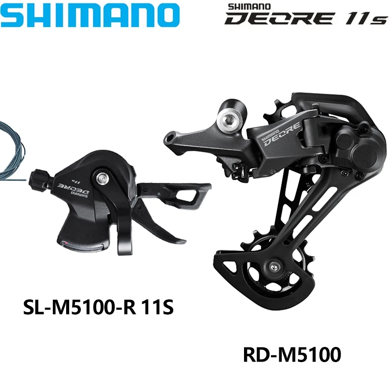 SHIMANO DEORE M5100 11 Speed Group SL-M5100 Shifter Rear Derailleur RD-M5100 1x11Speed Derailleur for MTB Bicycle Original Parts
SHIMANO DEORE M5100 11 Speed Group SL-M5100 Shifter Rear Derailleur RD-M5100 1x11Speed Derailleur for MTB Bicycle Original Parts