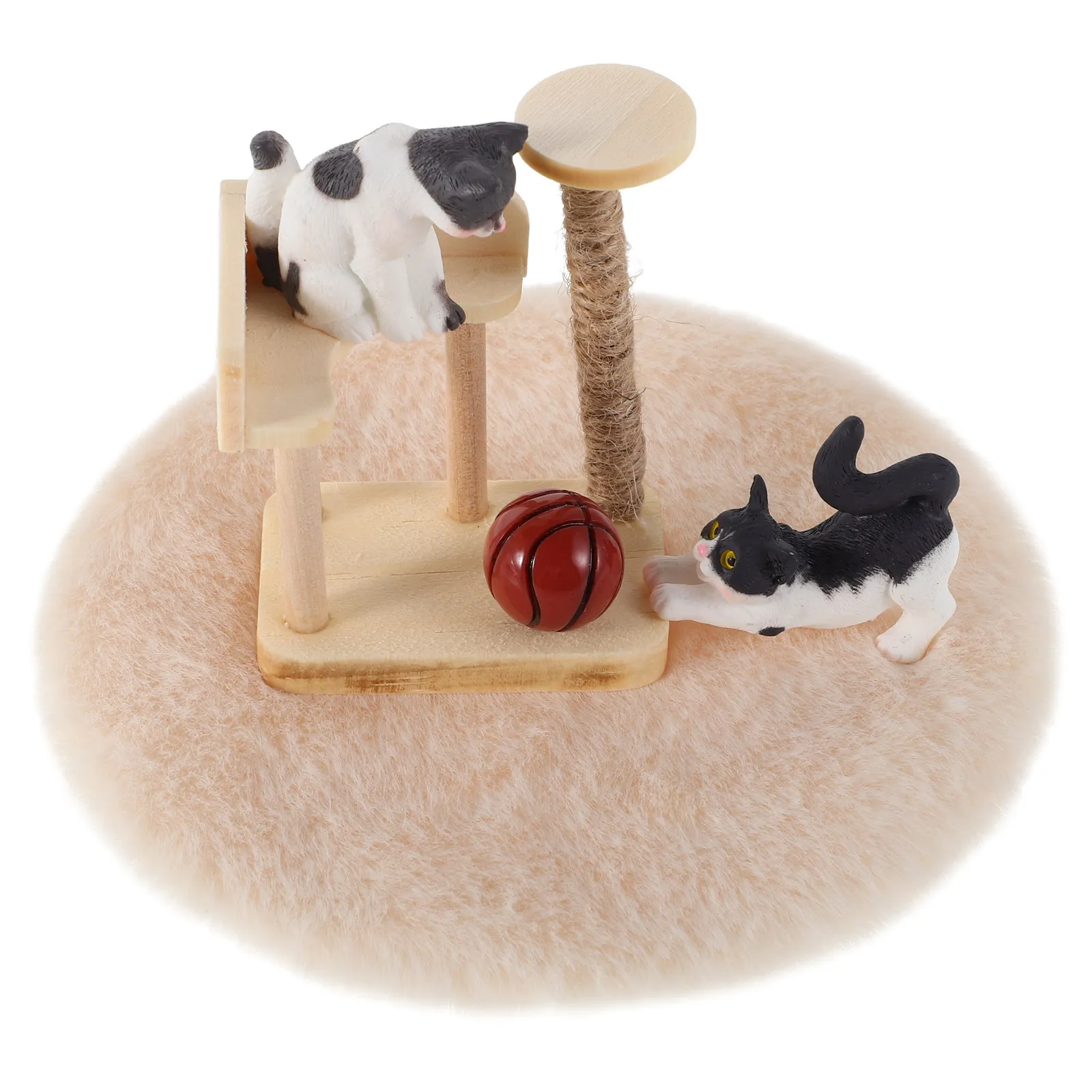 Набор реалистичной миниатюрной мебели для кошек: дерево-когтеточка, реквизит для кукольного домика, маленькая конструкция для лазания кошек для создания миниатюрных сцен
Набор реалистичной миниатюрной мебели для кошек: дерево-когтеточка, реквизит для кукольного домика, маленькая конструкция для лазания кошек для создания миниатюрных сцен