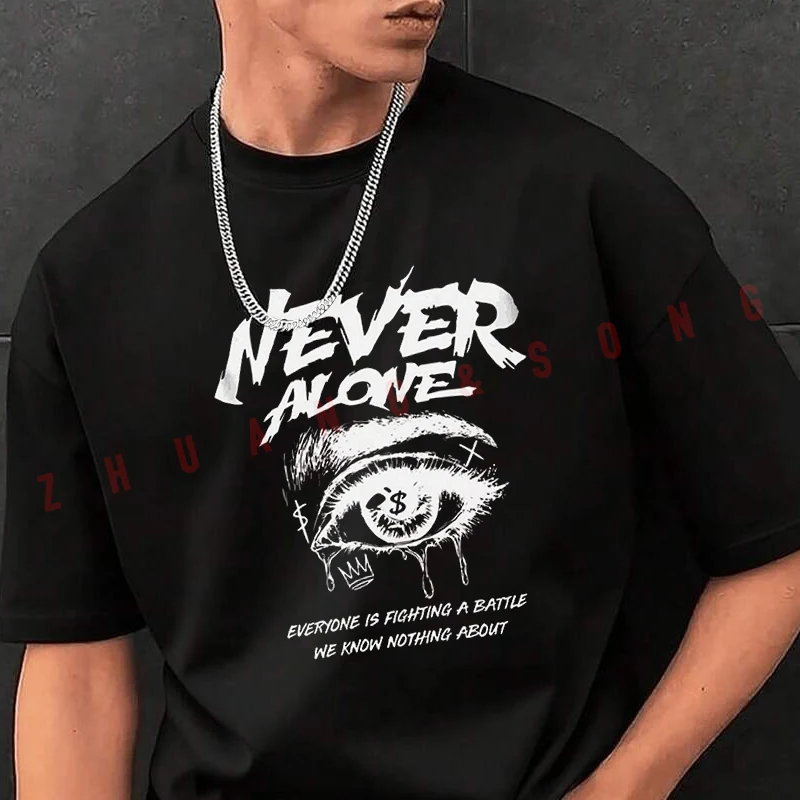 Manfinity EMRG Men's Slogan & Eye Graphic Moto Fashion T-shirt Casual Trendy Tshirts For Summer Comfortable Short Sleeve Tops
Manfinity EMRG Men's Slogan & Eye Graphic Moto Fashion T-shirt Casual Trendy Tshirts For Summer Comfortable Short Sleeve Tops