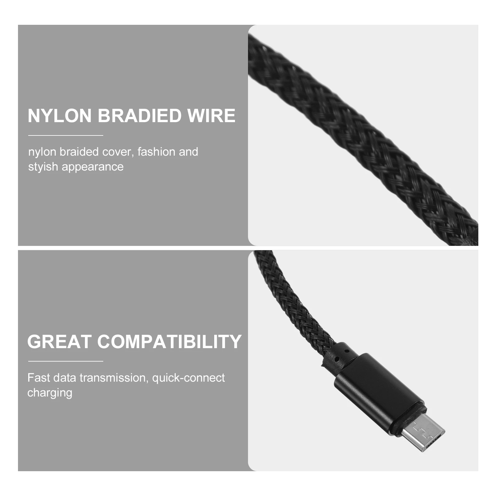 5 pcs 20Cm Micro Usb Data Charging Cable Nylon Braided Fast Sync Cord For Phones Tablets S7 Pixel 2 X 950
5 pcs 20Cm Micro Usb Data Charging Cable Nylon Braided Fast Sync Cord For Phones Tablets S7 Pixel 2 X 950