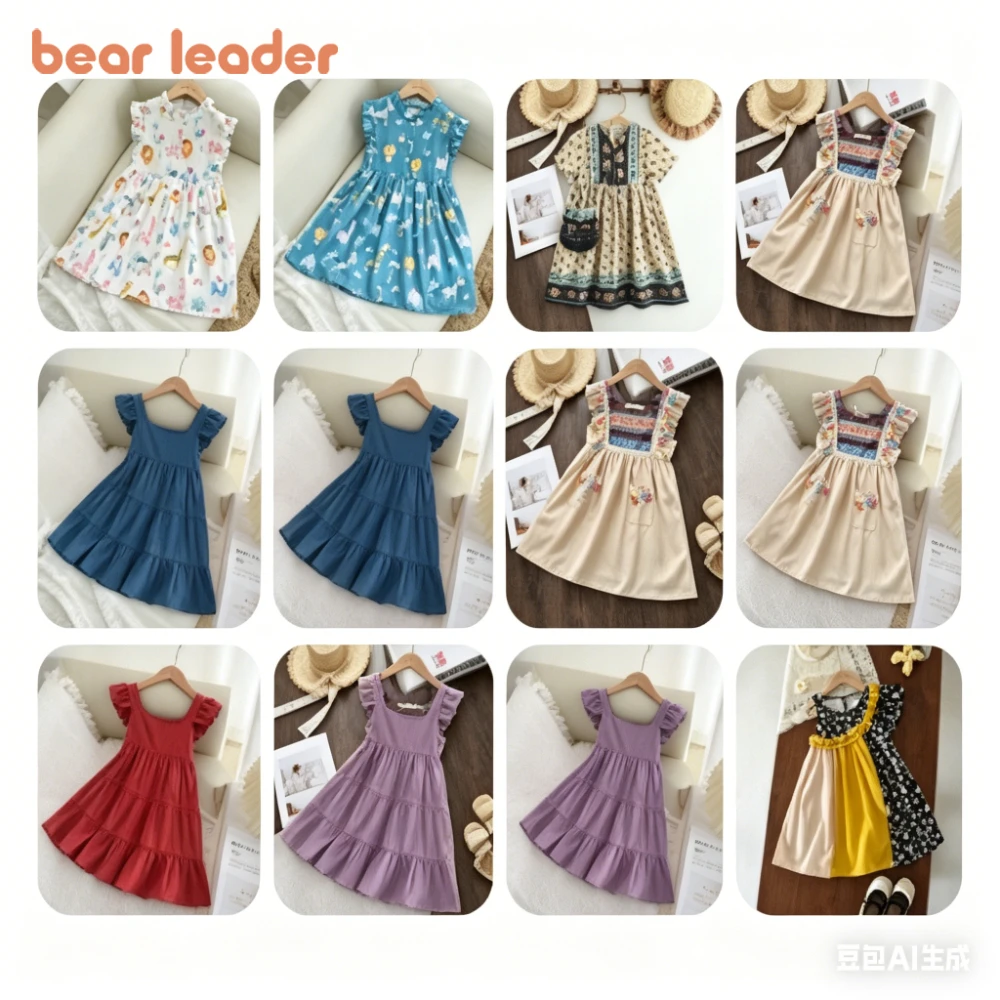 Bear Leader Summer Girls Dresses on Clearance Sale Costume for Girls 2026
Bear Leader Summer Girls Dresses on Clearance Sale Costume for Girls 2026