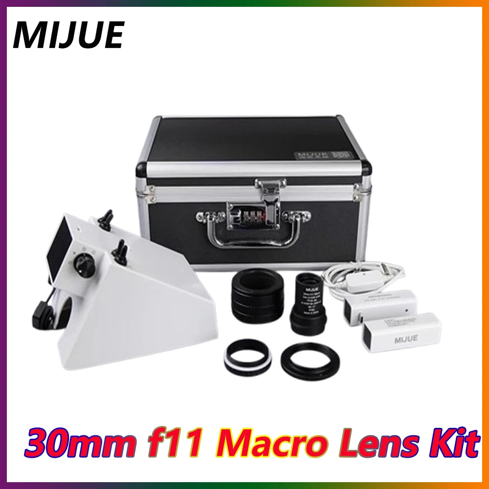 MIJUE 30 мм F11 0,4-4X комплект макрообъективов 5-я версия вспышки видео свет комплект для Canon R/Nikon Z/Fuji X/M43/Sony E/Fuji GFX
MIJUE 30 мм F11 0,4-4X комплект макрообъективов 5-я версия вспышки видео свет комплект для Canon R/Nikon Z/Fuji X/M43/Sony E/Fuji GFX