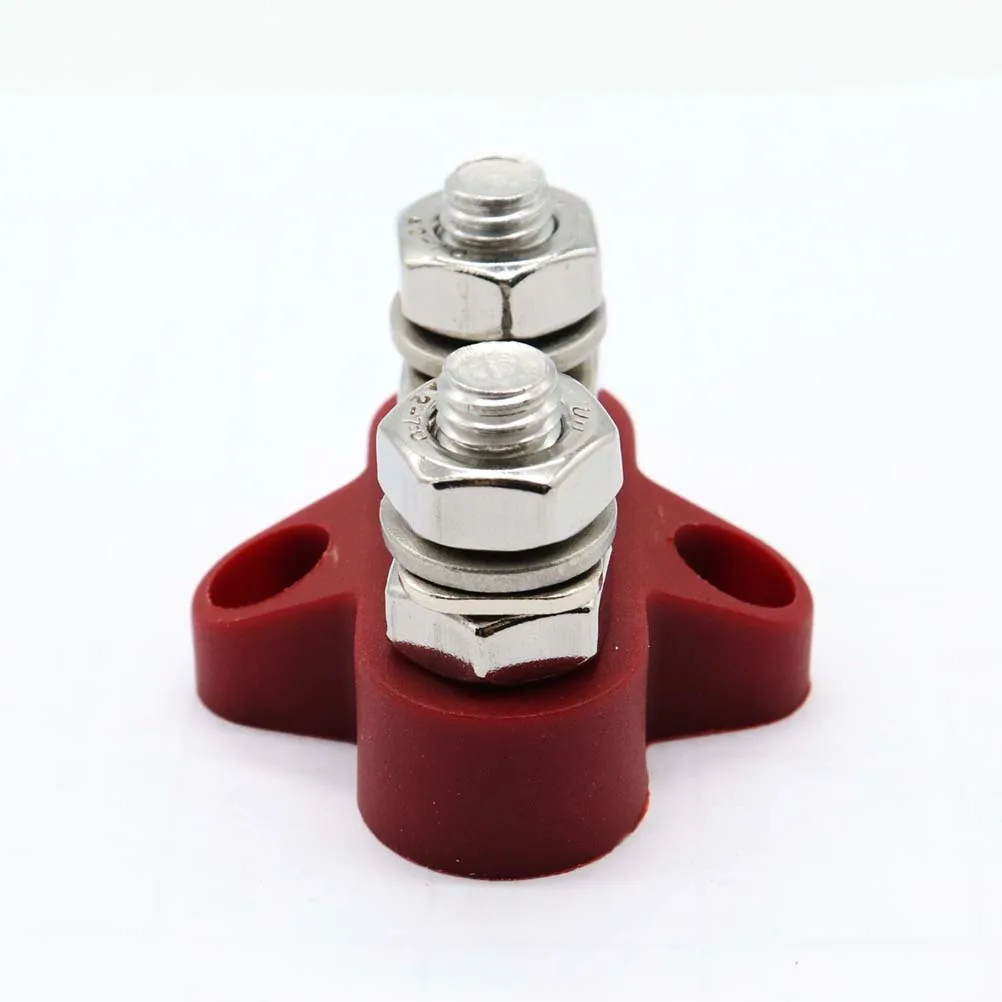 M8 48V Dual Heavy Duty Power Distribution Block For Car Boat Truck Rv Red Glass Fiber Reinforced Nylon Terminal Block
M8 48V Dual Heavy Duty Power Distribution Block For Car Boat Truck Rv Red Glass Fiber Reinforced Nylon Terminal Block