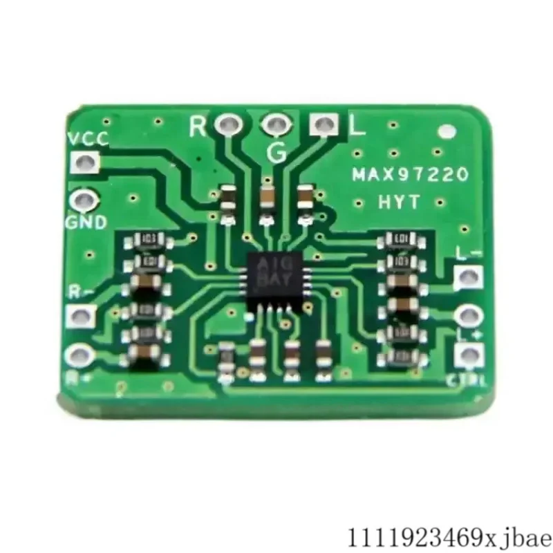 MAX97220 Differential to Balanced Headphone Amplifier Board Single-ended Output
MAX97220 Differential to Balanced Headphone Amplifier Board Single-ended Output