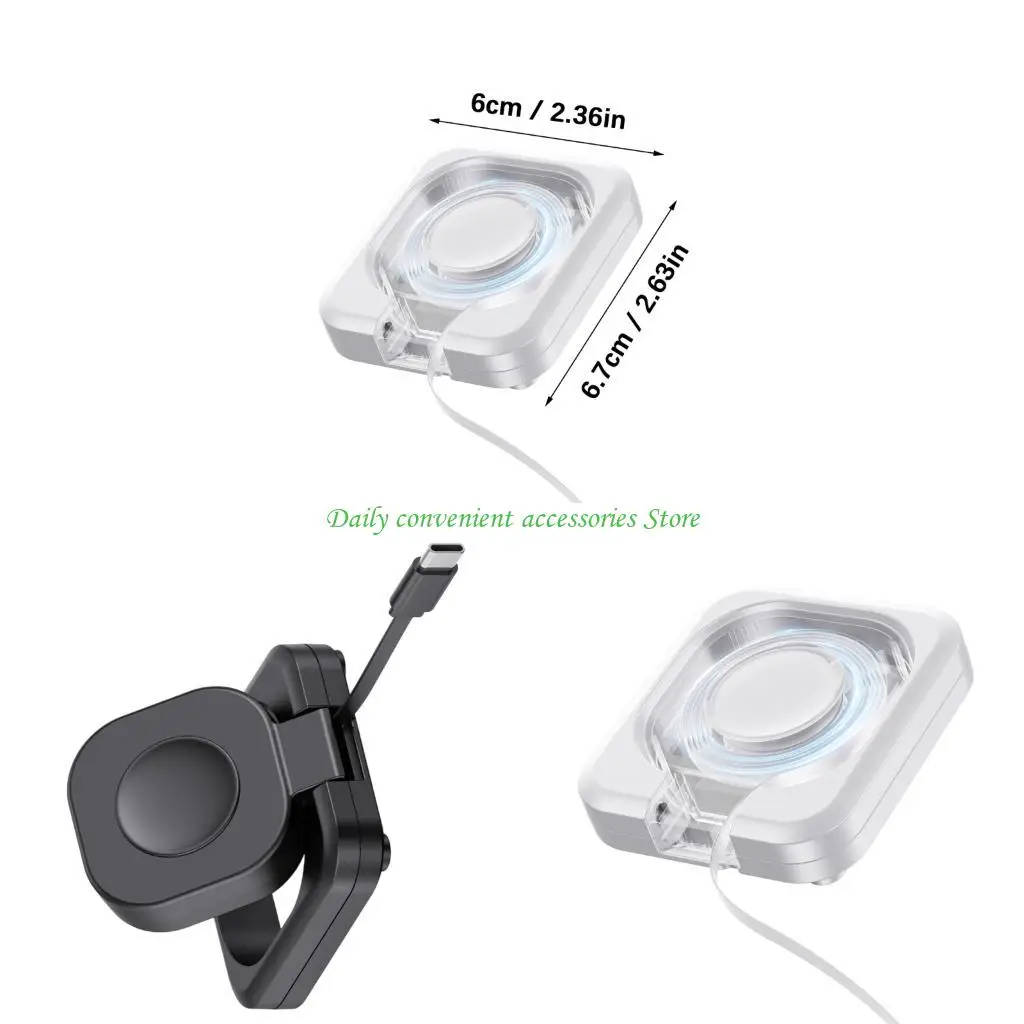 97QB Беспроводная зарядная станция с выдвижным шнуром для часов 9/8/7/6/5/4 40 мм 41 мм 42 мм Складная зарядная база
97QB Беспроводная зарядная станция с выдвижным шнуром для часов 9/8/7/6/5/4 40 мм 41 мм 42 мм Складная зарядная база