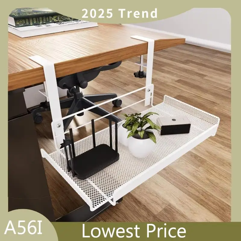 ABDD No Drill Under Desk Cable Management Tray With Clamp-Premium Wire Tray Cord Organizer - Thin Steel Cable Tray Basket
ABDD No Drill Under Desk Cable Management Tray With Clamp-Premium Wire Tray Cord Organizer - Thin Steel Cable Tray Basket