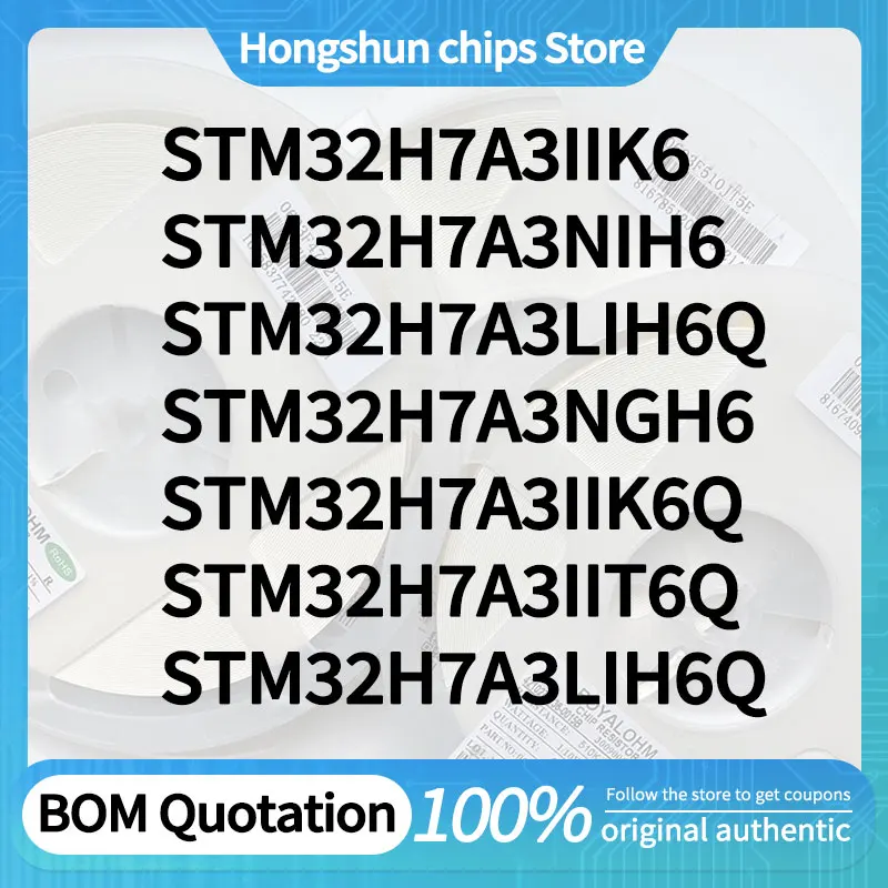 STM32H7A3NGH6 STM32H7A3IIK6Q STM32H7A3IIT6Q STM32H7A3NIH6 STM32H7A3IGT6 STM32H7A3IIK6 STM32H7A3LIH6Q Standard version
STM32H7A3NGH6 STM32H7A3IIK6Q STM32H7A3IIT6Q STM32H7A3NIH6 STM32H7A3IGT6 STM32H7A3IIK6 STM32H7A3LIH6Q Standard version