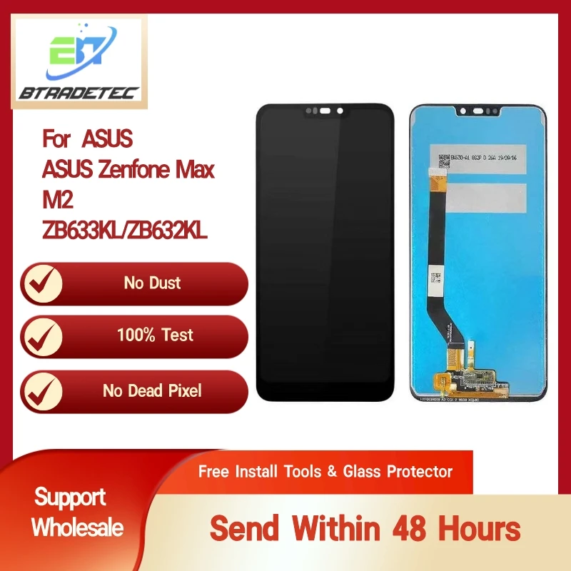 6.26 Original LCD Screen Assembly For ASUS Zenfone Max M2 ZB633KL/ZB632KL Touch Digitizer Replacement Display
6.26 Original LCD Screen Assembly For ASUS Zenfone Max M2 ZB633KL/ZB632KL Touch Digitizer Replacement Display