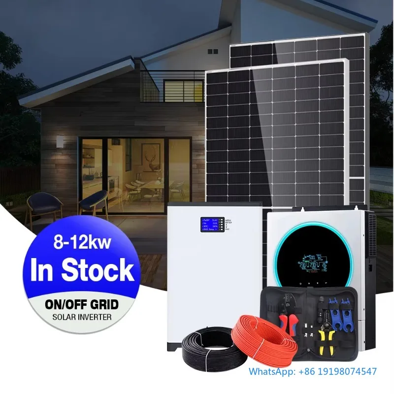 Complete Solar System Home Kit 10KW 12KW 15KW 20KW Solar Generator System 10KWh 20KWh 30KWh 40KWh Energy Storage
Complete Solar System Home Kit 10KW 12KW 15KW 20KW Solar Generator System 10KWh 20KWh 30KWh 40KWh Energy Storage