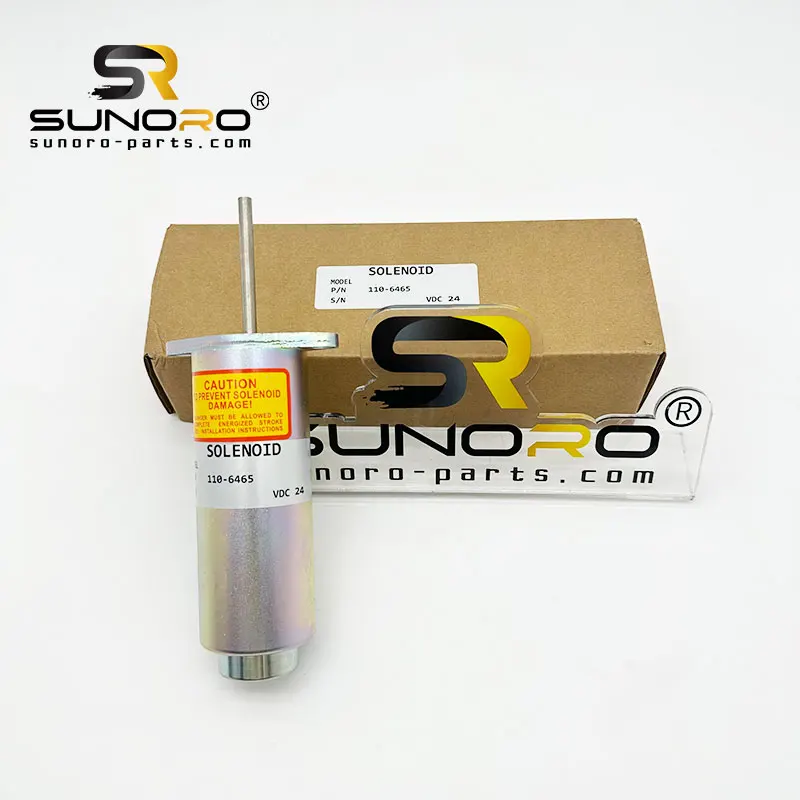 Fuel Cut-off Solenoid Valve 24V 110-6465 6T-4122 Engine Stop Solenoid Valve Shutdown Solenoid Valve for E3406 E3406B E3306
Fuel Cut-off Solenoid Valve 24V 110-6465 6T-4122 Engine Stop Solenoid Valve Shutdown Solenoid Valve for E3406 E3406B E3306