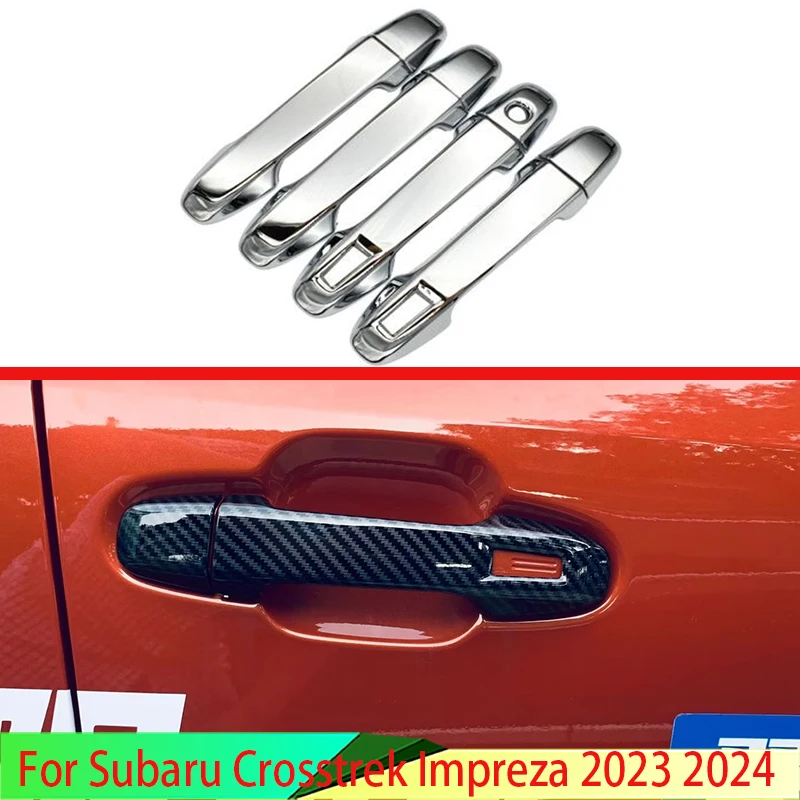 Для Subaru Crosstrek Impreza 2023 2024, хромированная крышка дверной ручки из АБС-пластика с умным отверстием для ключа, накладка, молдинг
Для Subaru Crosstrek Impreza 2023 2024, хромированная крышка дверной ручки из АБС-пластика с умным отверстием для ключа, накладка, молдинг