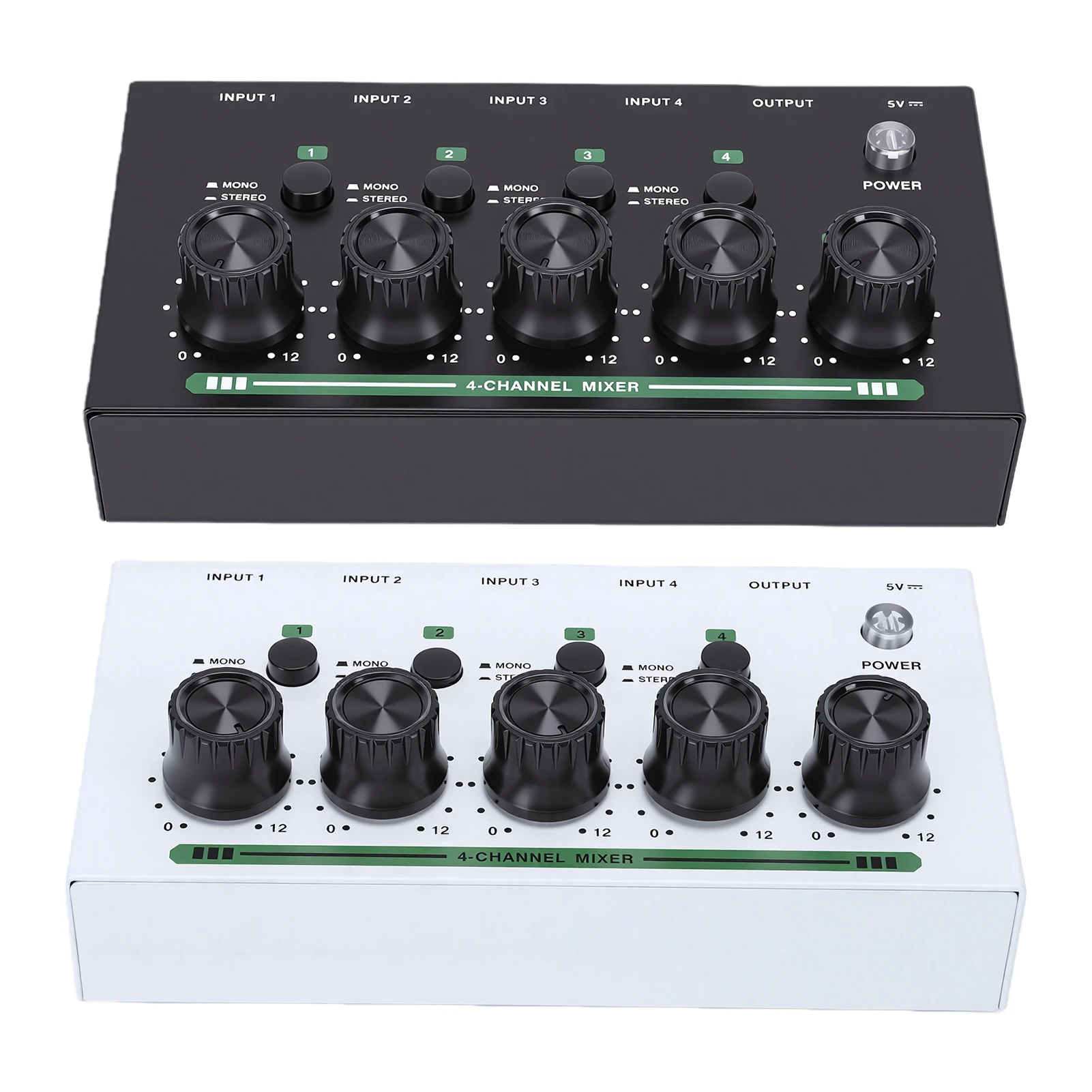 Sound Mixer 4 Channel Sound Mixer Rechargeable Portable Low Noise Stereo Sound Mixer for Home Studio Recording Live Streaming
Sound Mixer 4 Channel Sound Mixer Rechargeable Portable Low Noise Stereo Sound Mixer for Home Studio Recording Live Streaming