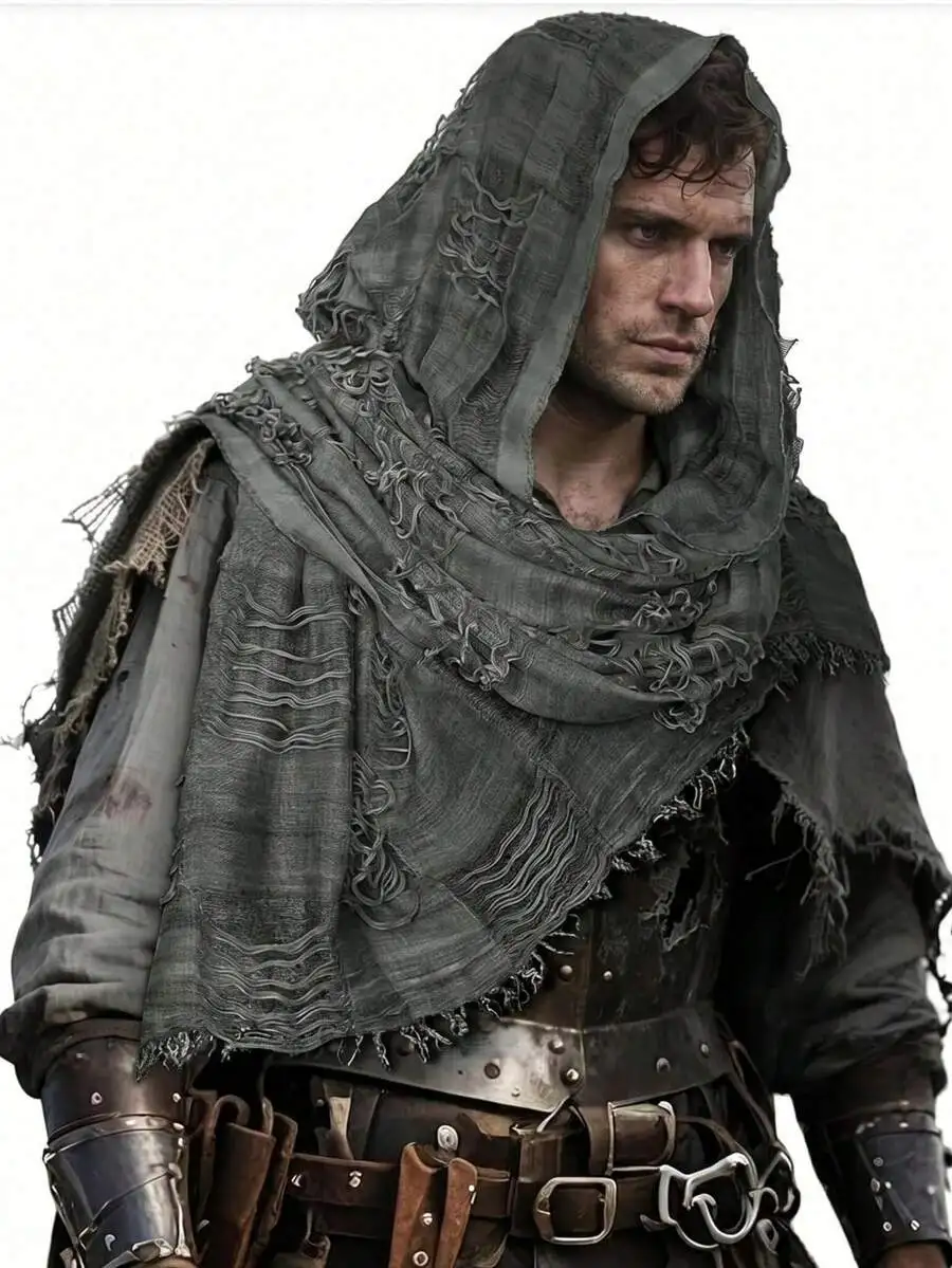 Medieval Renaissance Scarf Shawl With Viking Pendant - Black Gray Brown Vintage Cloak For Halloween Cosplay Gothic Costume
Medieval Renaissance Scarf Shawl With Viking Pendant - Black Gray Brown Vintage Cloak For Halloween Cosplay Gothic Costume