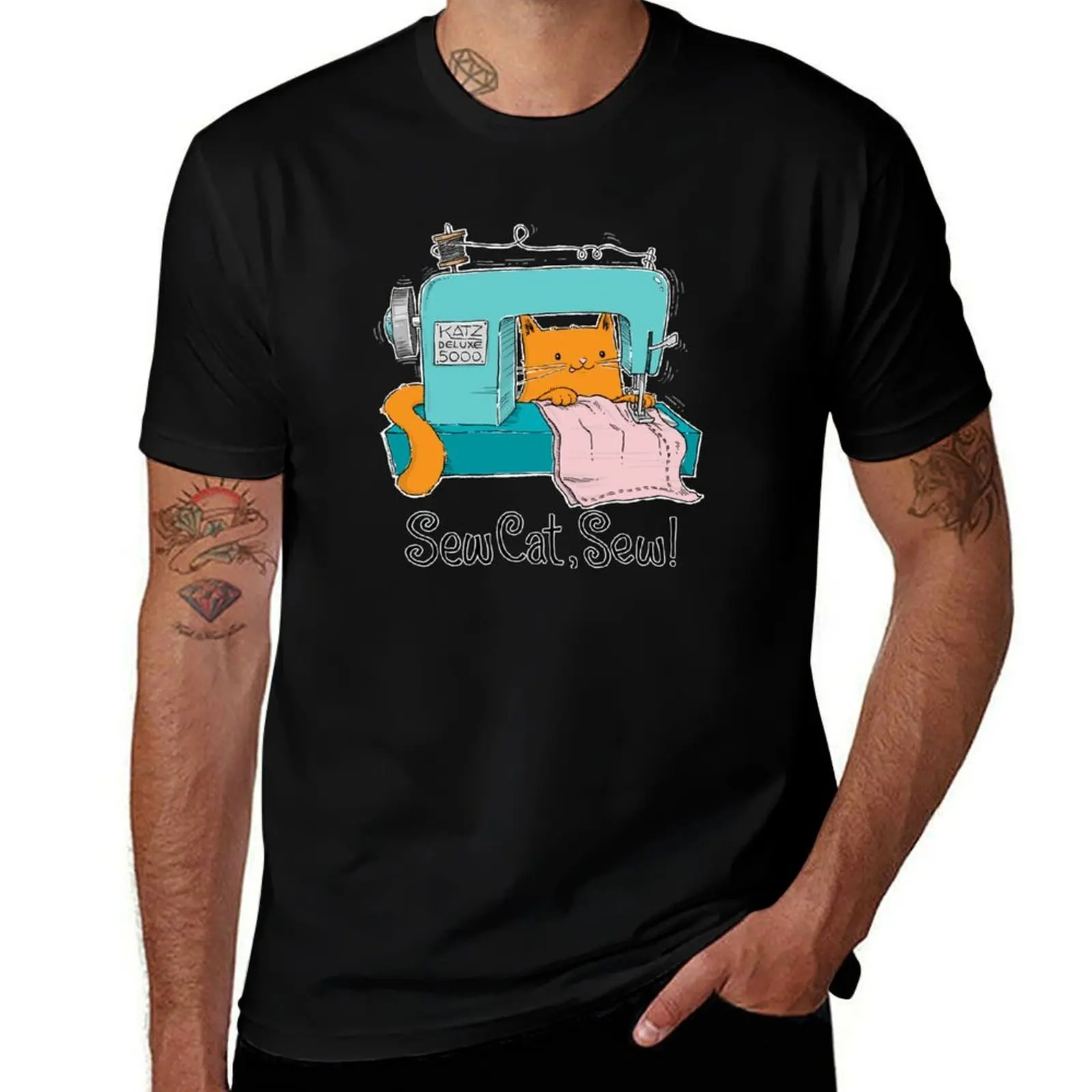 Sew Cat, Sew! T-Shirt t shirt for man t shirts for man cotton T-Shirt
Sew Cat, Sew! T-Shirt t shirt for man t shirts for man cotton T-Shirt