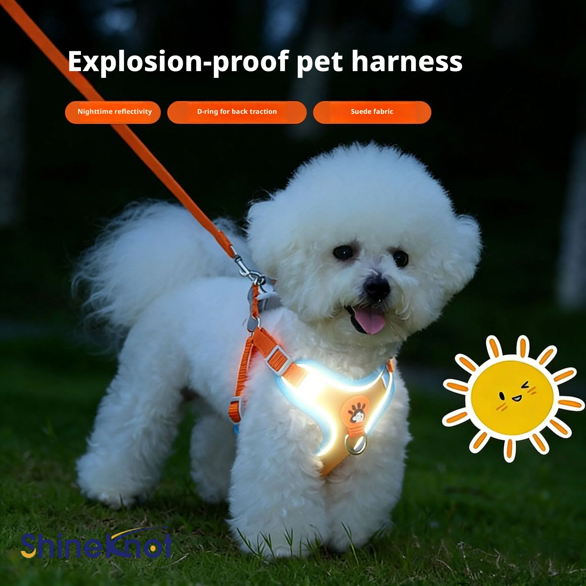 SHINEKNOT Pet Leash Reflective At Night Not Suitable For Walking Dogs Dog Leash Explosion-Proof And Pet Supplies
SHINEKNOT Pet Leash Reflective At Night Not Suitable For Walking Dogs Dog Leash Explosion-Proof And Pet Supplies