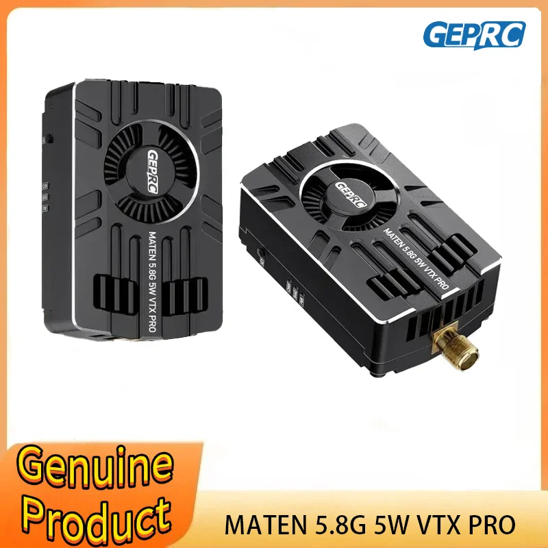 GEPRC MATEN 5.8G 5W VTX PRO Built-in Microphone Transmit Support IRC Tramp Protoco with 80 Transmission Channels
GEPRC MATEN 5.8G 5W VTX PRO Built-in Microphone Transmit Support IRC Tramp Protoco with 80 Transmission Channels