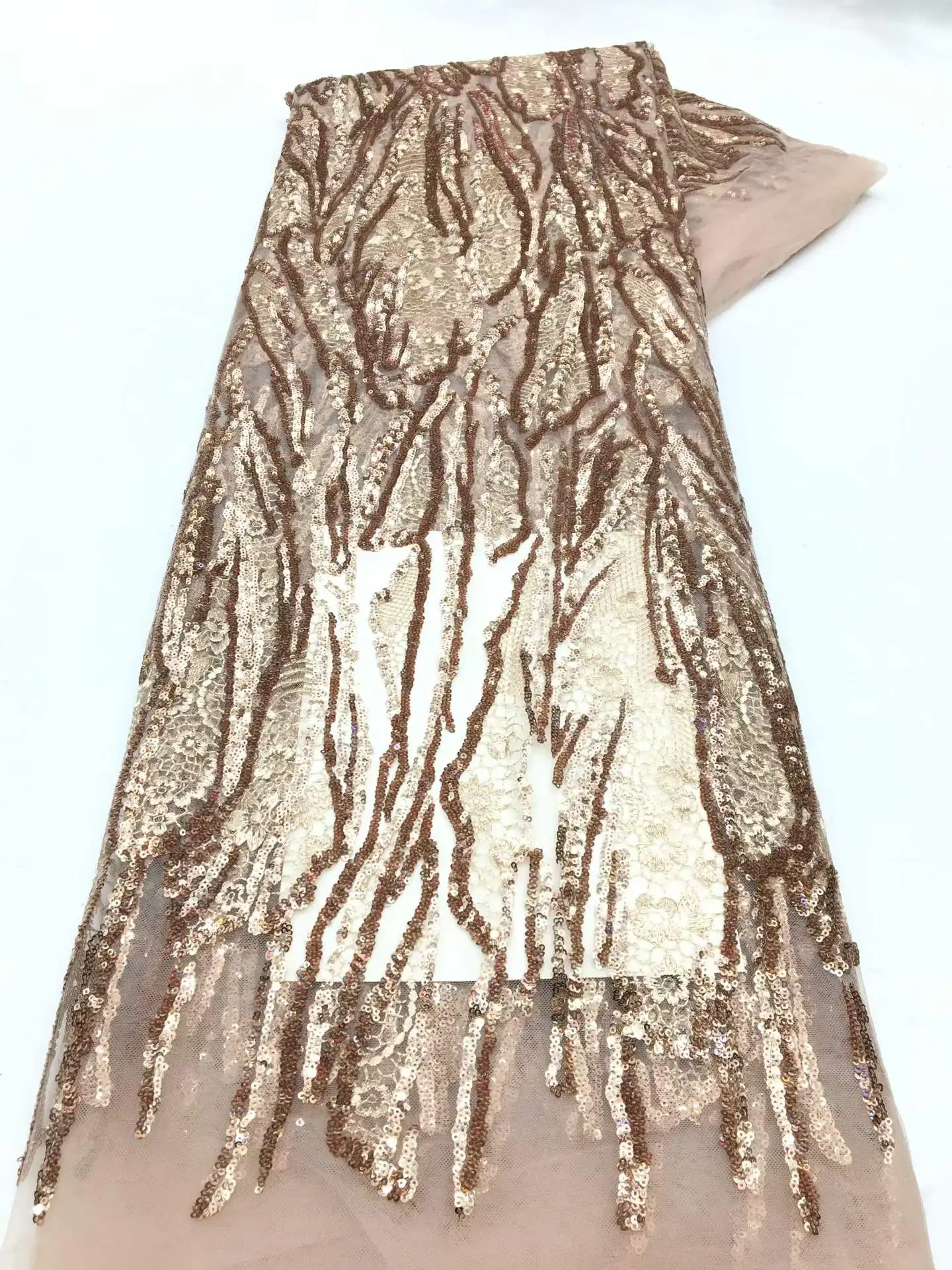 New Design French Tulle Lace Fabric 2026 High Quality African Lace Fabric Embroidery Lace Sequins Lace Fabric For Wedding Dress
New Design French Tulle Lace Fabric 2026 High Quality African Lace Fabric Embroidery Lace Sequins Lace Fabric For Wedding Dress