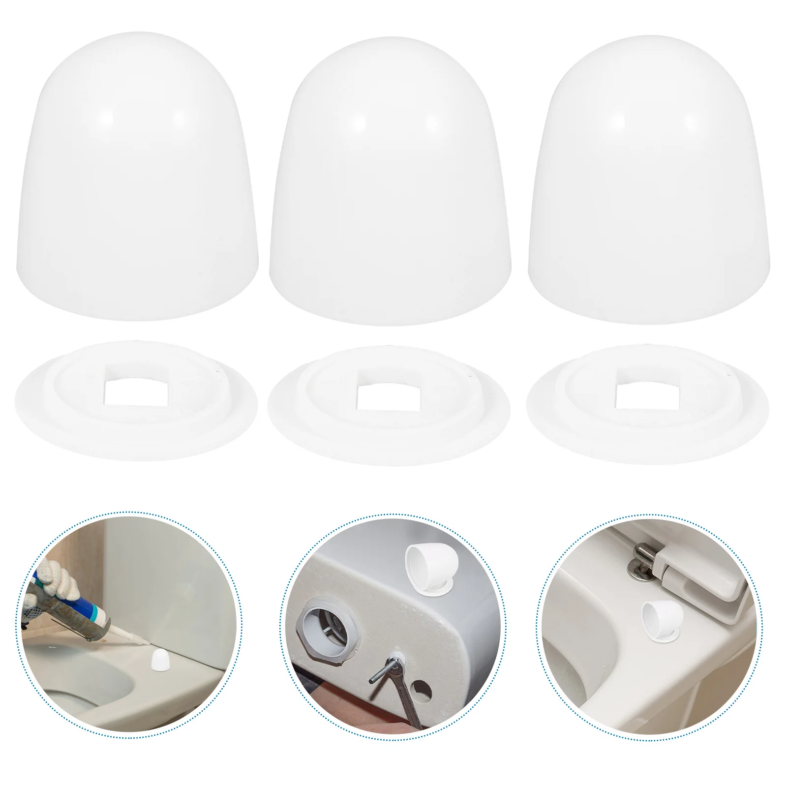 6pcs Toilet Bolt Covers Toilet Bolt Caps Decorative Plastic Cute Toilet Screw Cover Caps for Bathroom Decor Easy Installation
6pcs Toilet Bolt Covers Toilet Bolt Caps Decorative Plastic Cute Toilet Screw Cover Caps for Bathroom Decor Easy Installation