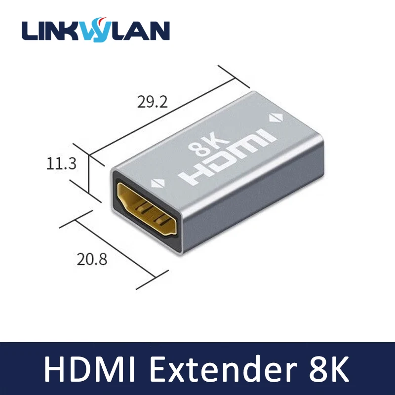 HDMI-совместимый удлинитель 4K 8K женский, адаптер-удлинитель для монитора дисплея ноутбука PS4/3
HDMI-совместимый удлинитель 4K 8K женский, адаптер-удлинитель для монитора дисплея ноутбука PS4/3