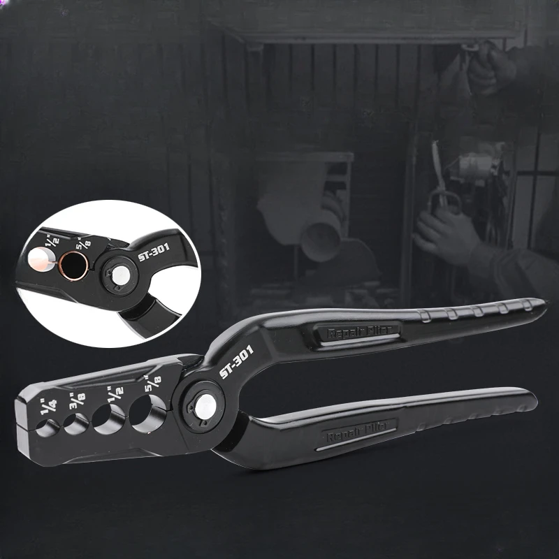 Copper tube rounder, rounder, flat copper tube repairer, tube folding repairer, round pliers, refrigeration tool pliers
Copper tube rounder, rounder, flat copper tube repairer, tube folding repairer, round pliers, refrigeration tool pliers