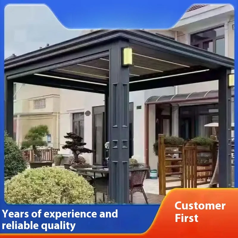 Wind Resistant Retractable Electric Patio Cover Sunshade Garden Aluminum Waterproof Louver Roof System Bioclimatic Louvered Alum
Wind Resistant Retractable Electric Patio Cover Sunshade Garden Aluminum Waterproof Louver Roof System Bioclimatic Louvered Alum