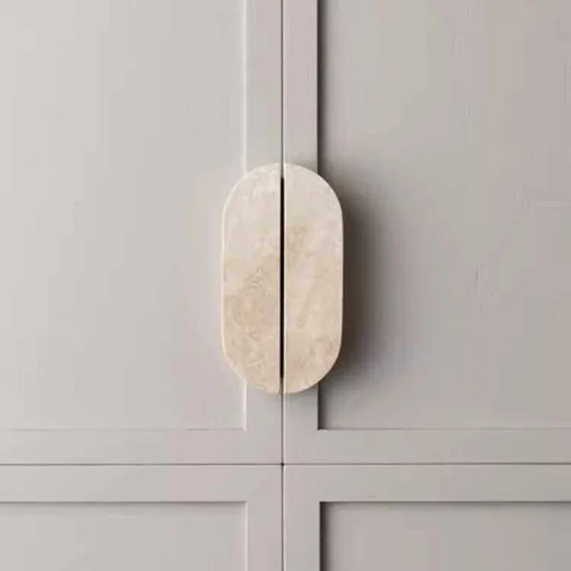 100% Natural Marble Cabinet Handle, French Wabi Sabi Light Luxury Handle for Wardrobe & Door
100% Natural Marble Cabinet Handle, French Wabi Sabi Light Luxury Handle for Wardrobe & Door