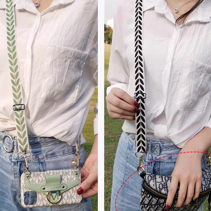 Maple Leaf Embroidered Mobile Phone Lanyard Strap Adjustable Crossbody Bag Hanging Chain Pearl Pendant Phone Case Hanging Rope
Maple Leaf Embroidered Mobile Phone Lanyard Strap Adjustable Crossbody Bag Hanging Chain Pearl Pendant Phone Case Hanging Rope