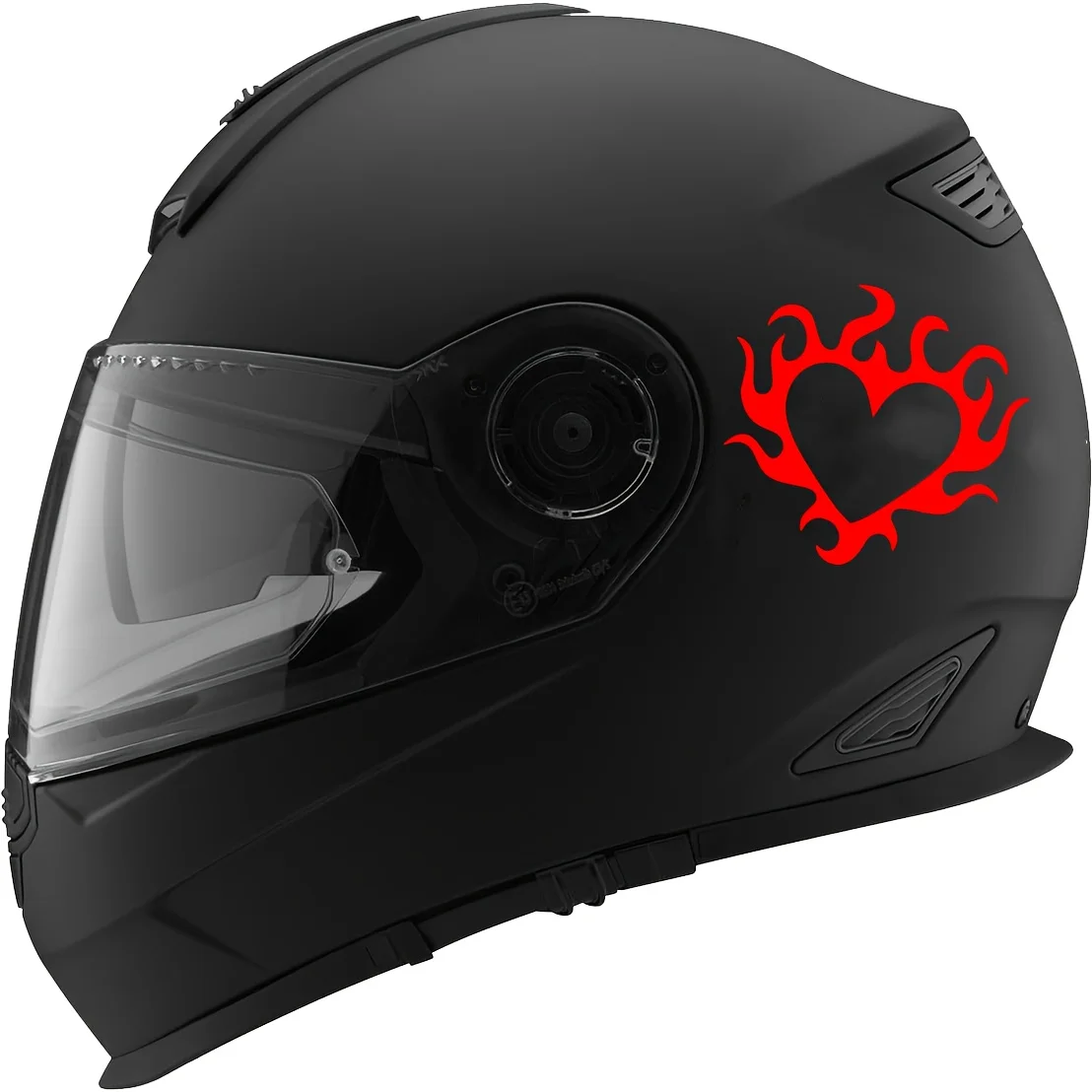 1pc Red Flame Heart Sticker - Durable PVC Motorcycle Helmet Decal for Bikers, Skaters, and Laptop Users - DIY Easy Application
1pc Red Flame Heart Sticker - Durable PVC Motorcycle Helmet Decal for Bikers, Skaters, and Laptop Users - DIY Easy Application