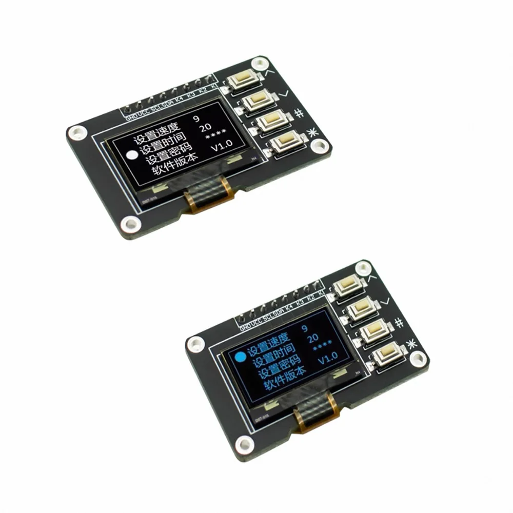 0,96-дюймовый OLED-дисплей IIC 12864 с 4 кнопками, плата LCD-экрана I2C SSD1315 для Arduino, доступны варианты белого, желтого и синего цветов
0,96-дюймовый OLED-дисплей IIC 12864 с 4 кнопками, плата LCD-экрана I2C SSD1315 для Arduino, доступны варианты белого, желтого и синего цветов