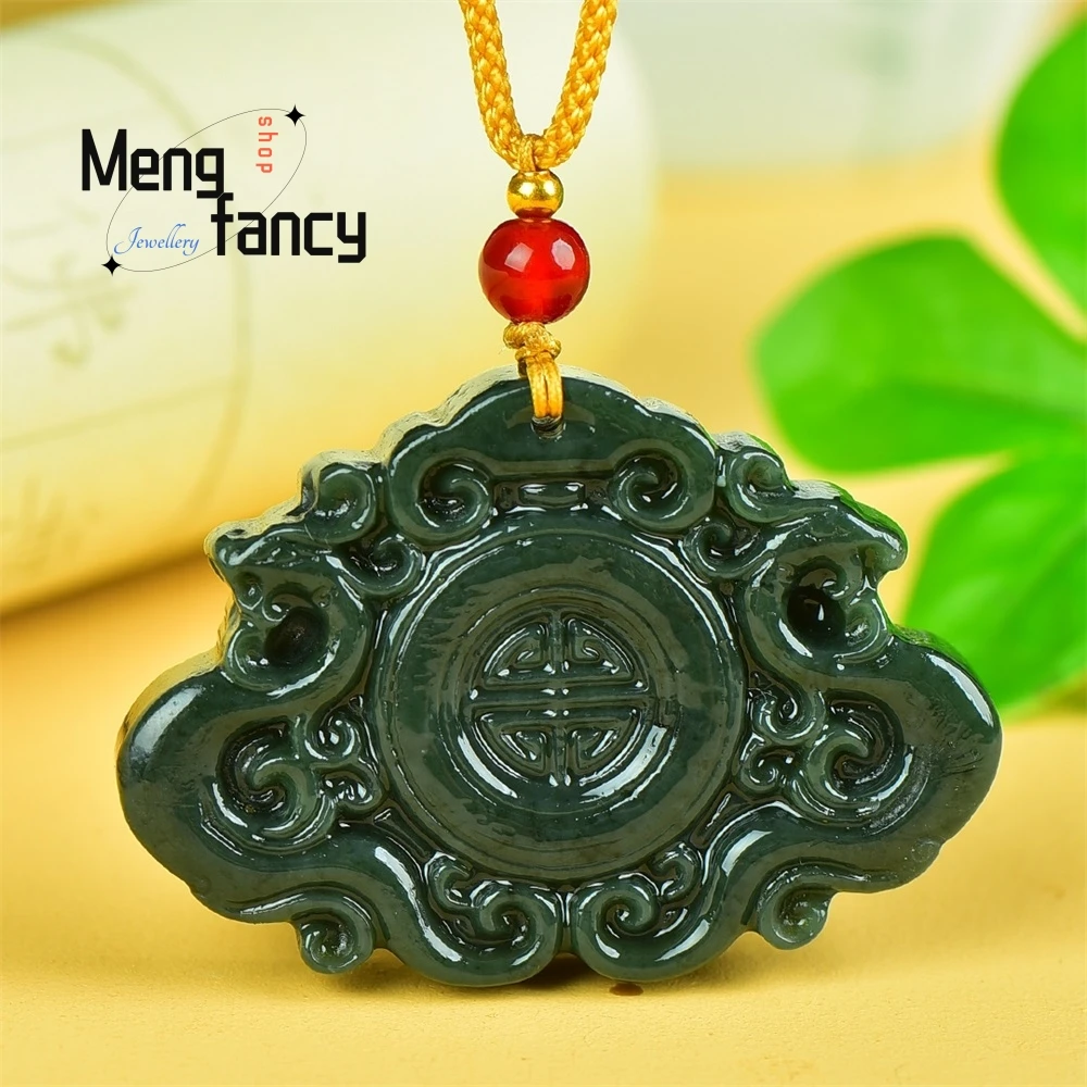 Exquisite Natural Hetian Jade Green Jade Antique Double Phoenix Necklace Pendant Gift For Men And Women Fashion Jewelry
Exquisite Natural Hetian Jade Green Jade Antique Double Phoenix Necklace Pendant Gift For Men And Women Fashion Jewelry