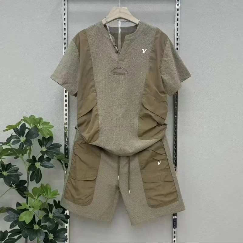 Summer Golf Sets Men's New Style Golf Set: Short-sleeved Top + Sport Shorts Casual Two-piece Luxury Brand Men's Golf Clothing
Summer Golf Sets Men's New Style Golf Set: Short-sleeved Top + Sport Shorts Casual Two-piece Luxury Brand Men's Golf Clothing