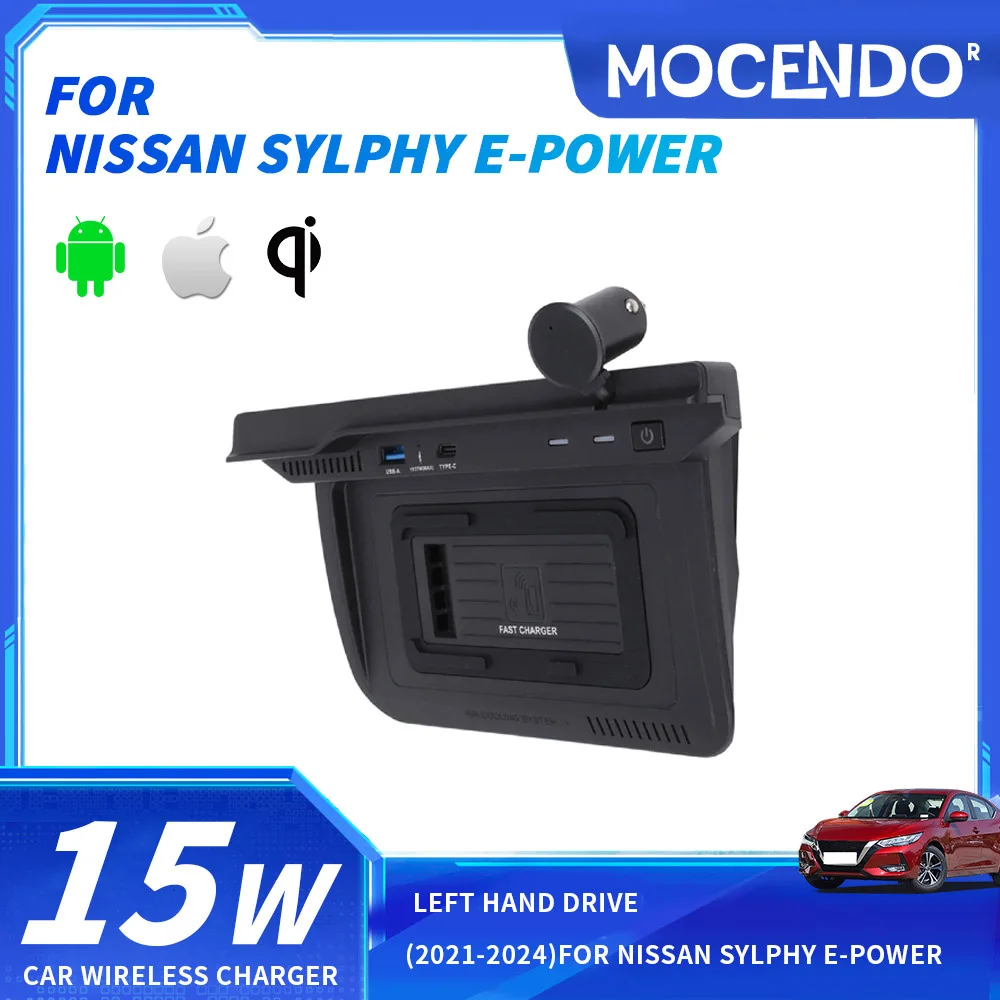 For Nissan Sylphy E-POWER 2020-2024 Car Wireless Charger Cordless Fast Charging Adapter Compatible with Nissan Sylphy E-POWER
For Nissan Sylphy E-POWER 2020-2024 Car Wireless Charger Cordless Fast Charging Adapter Compatible with Nissan Sylphy E-POWER