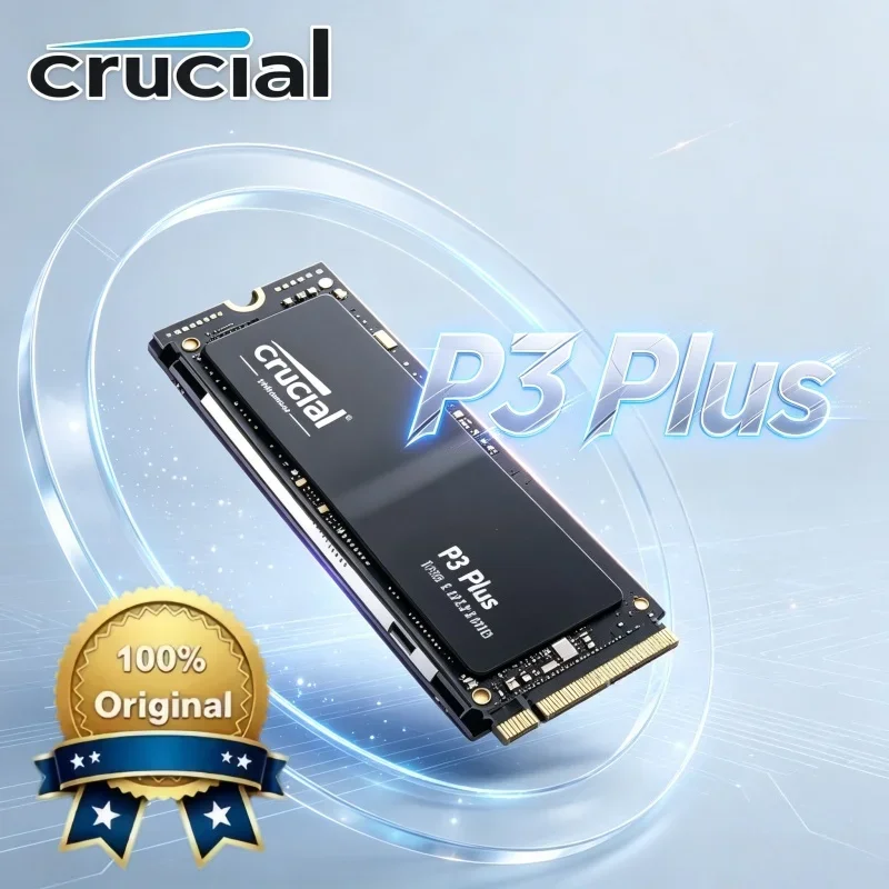 Crucial P3 Plus M.2 2280 PCIe4 X4 NVMe SSD 1TB 2TB 3D TLC NAND Ultra Fast Internal Gaming Solid Drive For Laptop PC
Crucial P3 Plus M.2 2280 PCIe4 X4 NVMe SSD 1TB 2TB 3D TLC NAND Ultra Fast Internal Gaming Solid Drive For Laptop PC