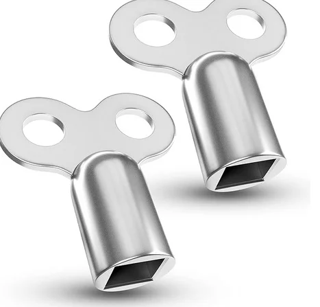 2 bleed keys, radiator, robust, universal bleeder for all heaters/radiators, bleed key with high-quality zinc radiator key heati
2 bleed keys, radiator, robust, universal bleeder for all heaters/radiators, bleed key with high-quality zinc radiator key heati