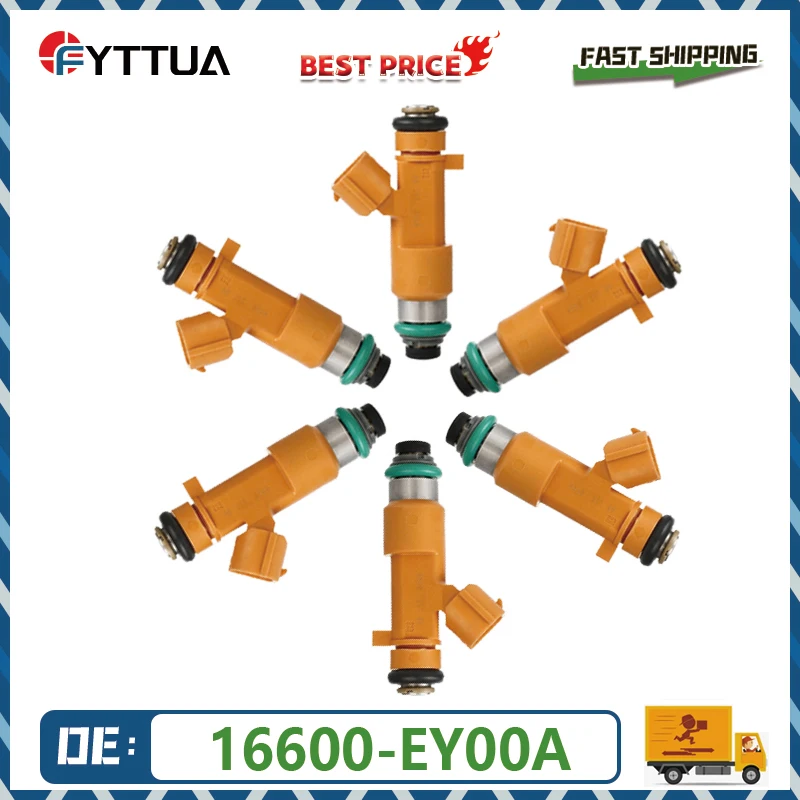 6pcs fuel Injector 16600-EY00A 16600EY00A for Nissan 370Z Infiniti EX37 FX37 G37 M37 Q40 Q60 Q70 QX50 QX70 3.7L 2008-2017 842-12
6pcs fuel Injector 16600-EY00A 16600EY00A for Nissan 370Z Infiniti EX37 FX37 G37 M37 Q40 Q60 Q70 QX50 QX70 3.7L 2008-2017 842-12